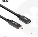 CABLE USB-C TO USB-C 2M/M/F CAC-1529 CLUB3D