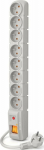 Power Strip Acar S8 Surge 8 sockets 5 m szara (W0152)