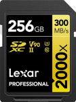 LEXAR SDXC PRO 2000X UHS-II U3 R300/W260 (V90) 256GB
