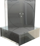 MEDIARANGE BOX21-M - jewelry box - 1 Disks - Schwarz - Transparent - Kunststoff - 120 mm - RoHS