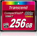 Transcend Premium - Flash memory card, - 256