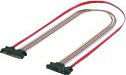 Mcab SATA 22-pin - SATA 22-pin, 0.5m, Red (7008018)