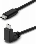 MicroConnect USB-C cable 3m, 3.2 Gen2, one, end Angled , 60W, 10Gbps