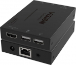 System signal transmission AV Vision VISION HDMI-uber-IP-Receptionist - 30 YEARLY GUARANTEE - to receive the Empfanger - Sender muss separate work out - Sendet HDMI 1:1 oder 1:n - Comment USB 1.1 - Plug-and-Play - IR-Durchleitung - Wenn nur ein Empfa ...