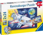 Ravensburger Puzzle: Animals in Space (2x24pcs) (05665)
