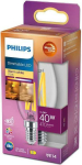 Philips Warm Glow LED - candle, E14, 470 lm, 2200-2700 K, to be dimmed