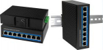 LogiLink Industrial Fast Ethernet PoE Switch - Switch - 0.1 Gbps