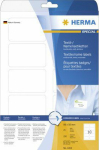 HERMA Namensetik. A4 80x50 mm separable white removable 250 St