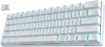 Royal Kludge Keyboard Mechanical Keyboard Royal Kludge RK61 RGB, red switch (White)