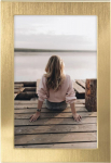 Hama Riva - Single photo frame - Aluminium - Glas - Gold - Tisch - Wand - 10 x 15 cm - Rectangular (00193112)