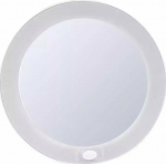 Cosmetic Mirror Sourcing MAKE-UP MIRROR MULAN S WHT W/SUCTION LED