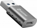 Adapter USB Swissten 55500200 USB-C - USB Silver (55500200)