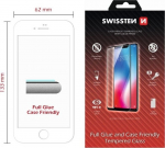 Swissten Full Face Tempered Glass Apple iPhone 7 / 8 White