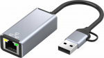 Karta sieciowa Bounn Adapter USB/TYPE C Ethernet 100Mbps