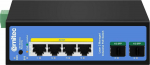 Ernitec Switch - industrial - managed - 4 x 10/100/1000 (PoE)