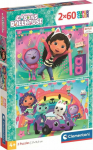 Clementoni Puzzle SuperColor Gabby's Dollhouse 2x60 element&oacute;w (24819)
