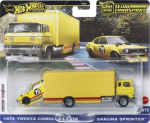 Mattel Hot Wheels Premium: Car Culture Team Transport - 1972 Toyota Corolla Levi Vehicle (JBM34)