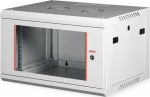 ROLINE Basic Plus - housing network cabinet - 600x450 BxT - suitable for Wandmontage - RAL 7035, Hellgrau - 6U - 48.3 cm (19")