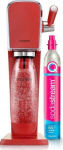 Saturator Sodastream Art + 1 bottle + gas Red