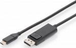 Cable USB Digitus USB-C - DisplayPort Czarny (AK-300333-020-S)