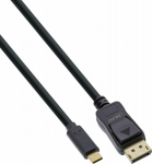 Kabel USB InLine USB-C - DisplayPort 5 m Czarny (64125)