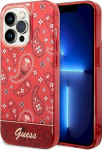 Guess GUHCP14LHGBNHR Hardcase Bandana Paisley for iPhone 14 Pro 6.1" / red