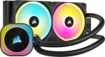 Corsair iCUE Link H100I RGB - Processor liquid cooling system - Radiator size: 240 mm - (f&uuml;r: LGA1156, LGA1155, LGA1150, LGA1151, AM4, LGA1200, LGA1700, AM5)
