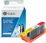 G&G Tintenpatrone kompatibel Canon CLI-521Y/ 2936B001 Gelb