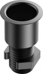 Vivolink Solution for cables through, desk 35mm black