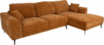Corner sofa OLIVIA RC, brown