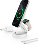 Belkin Boost Charge foldab.mag. 3-in-1 Charg. Qi2 wh. WIZ034kqWH