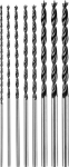 Graphite Drill Wood Drill Bit Set, extended: 4, 5, 6, 7, 8, 10, 12 mm x 300 mm, 7 sztuk