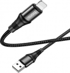 Kabel USB A do Lightning Hoco 2.4A 1 m X117 czarny
