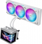 ASUS ROG RYUO IV SLC 360 ARGB AIO COOLER with Curved 6.67" AMOLED Display 200mm Short Tube - White Edition