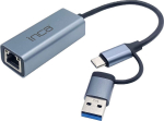 INCA Adapter IUTP-01TX Ethernet > USB And type C Anschluss