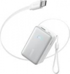 Power bank Anker 10000mAh 45W Display USB-C Cable, White