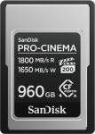 SanDisk PRO-CINEMA - Flash memory card, - 960