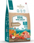 POKUSA Premium Selection Veal with salmon Adult - dry dog food - 3kg