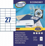 Sticker label AVERY Economy 70x32mm 100 sheets