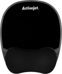 Activejet black gel mouse pad