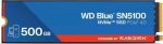 SSD|SANDISK|300xTBW rating|MTBF 1750000 h|Read speed 6600 MB/s|Write speed 5600 MB/s|NVMe Yes|PCI Express 4.0|M.2|500 GB|POWERED BY SANDISK|Blue SN5100|WDS500G5B1E-00CPE0