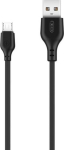 Kabel USB Techonic XO kabel NB103 USB - microUSB 2.0 m 2.1A czarny