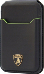 Audi Magnetic wallet Lamborghini D1 Genuine Leather MagSafe Green phone stand