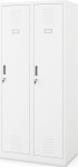 Jan Nowak Wardrobe locker BHP White: four-chamber KACPER, 800 x 1800 x 500 mm