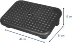 MAUL Footrest MAULstep, 43x31 cm, schwarz