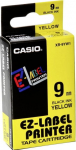 Casio XR-9 YW 9 mm black on yellow
