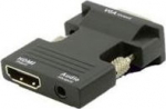 MicroConnect HDMI Female - VGA Male, Black