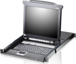 ATE ATEN CL5708M DE KVM-Switch 8-Port 17''-LCD Single Rail (PS/2-USB VGA) DE-Layout