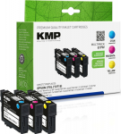 KMP MULTIPACK E179V - 3er-Pack - Gelb, Cyan, Magenta - compatible - Ink Cartridge (Alternative zu: Epson 27XL, Epson C13T27124010, Epson C13T27134010, Epson C13T27144010)