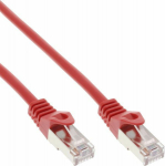 InLine Patchcord SF/UTP Cat.5e, czerwony 0.25m (72522R)